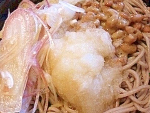 さっぱり納豆蕎麦